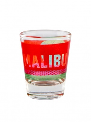 Malibu shot glass